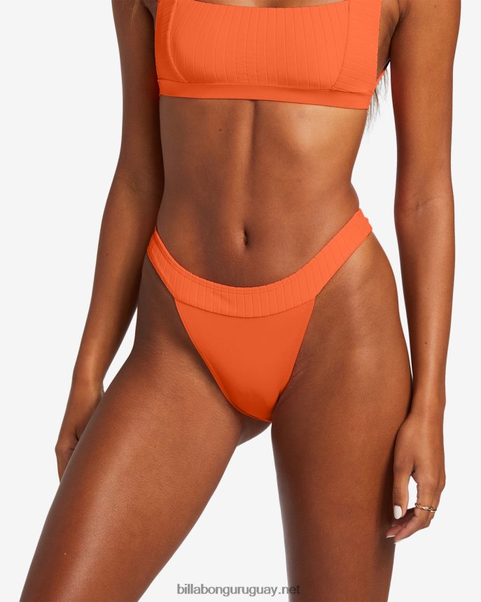 Braguitas de bikini Hike con bandas alineadas mujer melocotón poppin DR68441234 Billabong