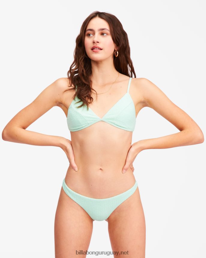 Braguitas de bikini diminutas tanga tan aturdidas mujer menta verde DR68441637 Billabong
