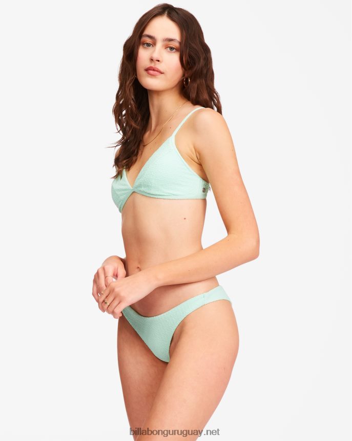Braguitas de bikini diminutas tanga tan aturdidas mujer menta verde DR68441637 Billabong