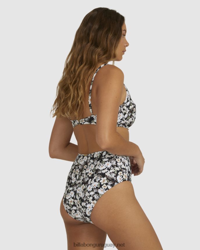 Braguitas de bikini retro altas de Bliss Fall mujer negro DR68441598 Billabong