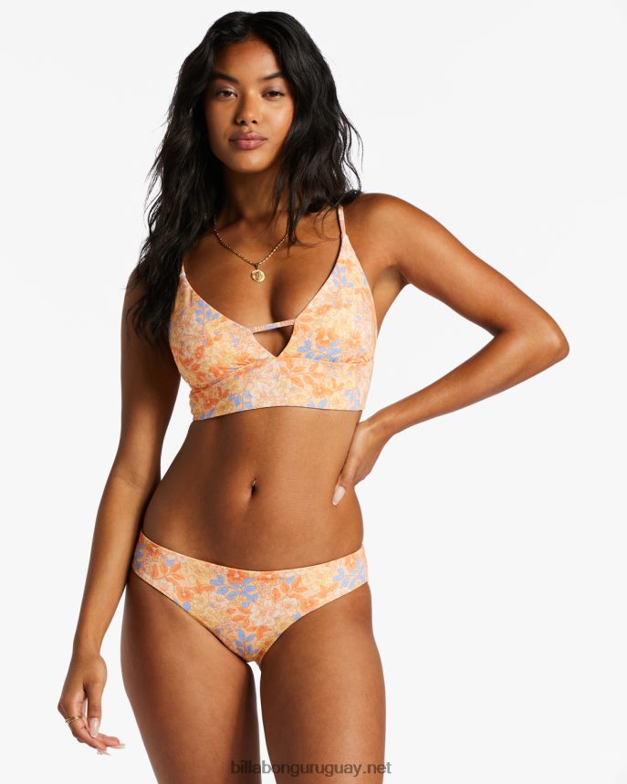 Braguitas de bikini reversibles lowrider de fine by me mujer melón claro DR68441394 Billabong