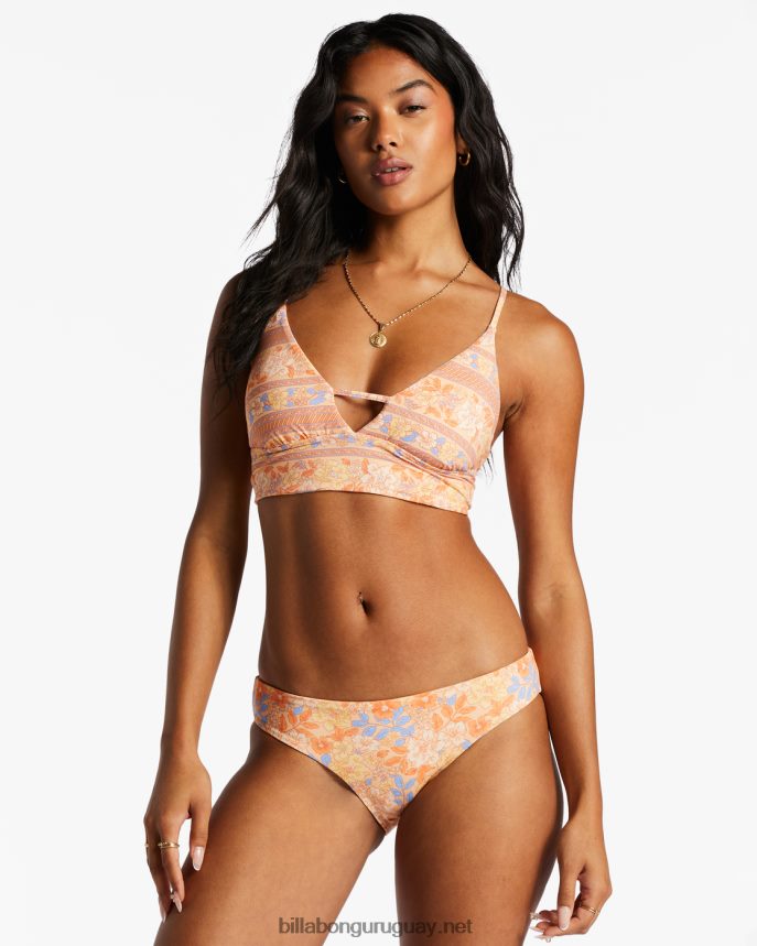 Braguitas de bikini reversibles lowrider de fine by me mujer melón claro DR68441394 Billabong