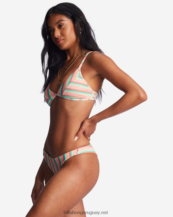 Braguitas de bikini tipo tanga Island Glow Tanlines mujer multi DR68441453 Billabong
