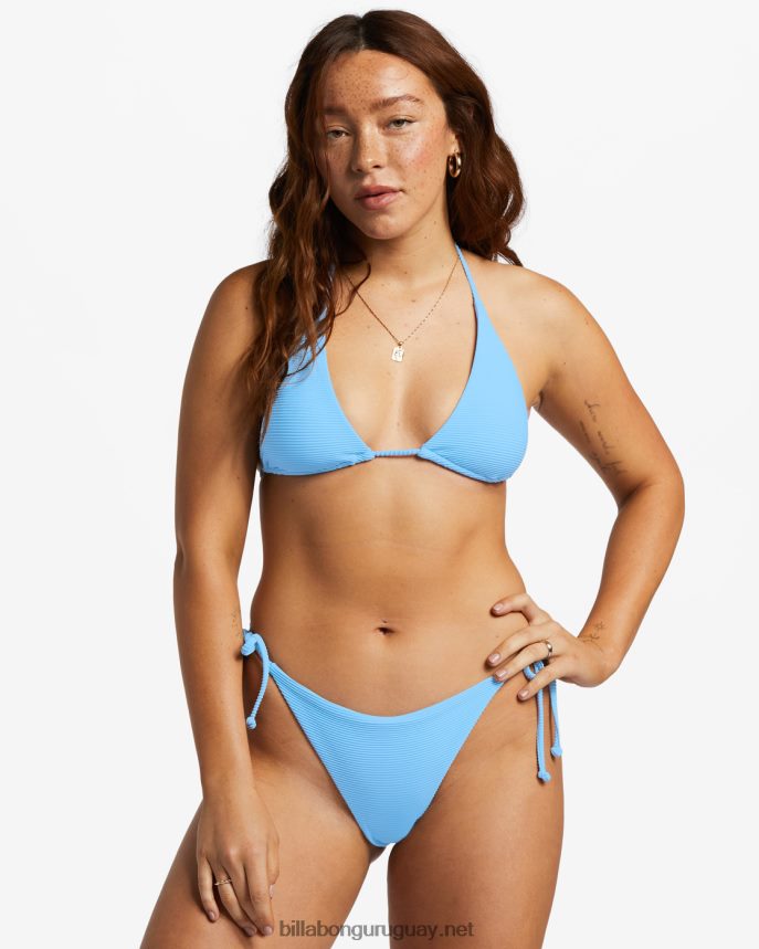 Braguitas de bikini tipo tanga con lazo lateral tanlines mujer cielo de verano DR68441208 Billabong