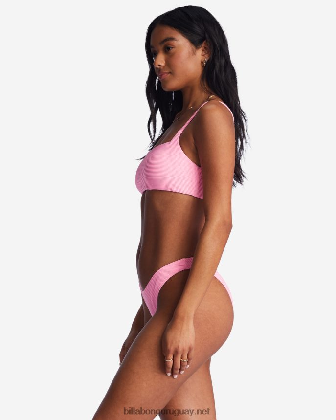 Braguitas de biquini Tanlines Hike mujer aturdimiento rosa DR68441491 Billabong