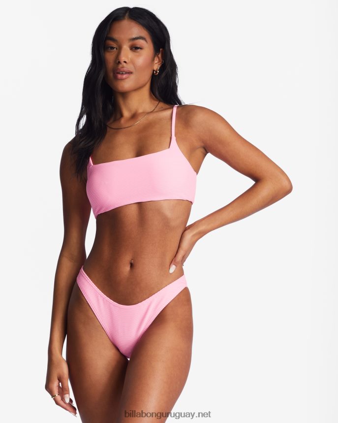 Braguitas de biquini Tanlines Hike mujer aturdimiento rosa DR68441491 Billabong
