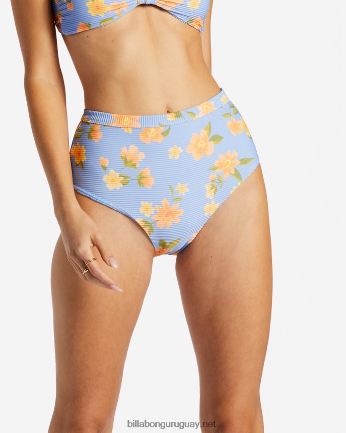 Lazy Days tanlines hola braguitas de bikini de cintura alta retro mujer de la nada DR68441388 Billabong