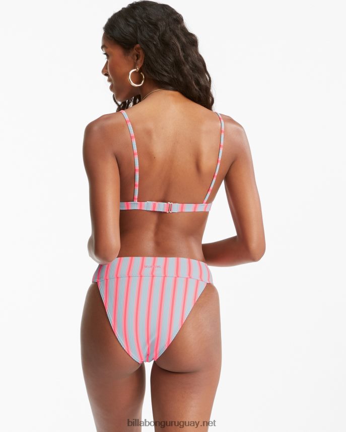 braguitas de bikini aruba con rayas de surf mujer cielo matutino DR68441582 Billabong