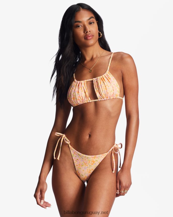 braguitas de bikini con lazo lateral maya de sweet oasis mujer néctar lavado DR68441417 Billabong