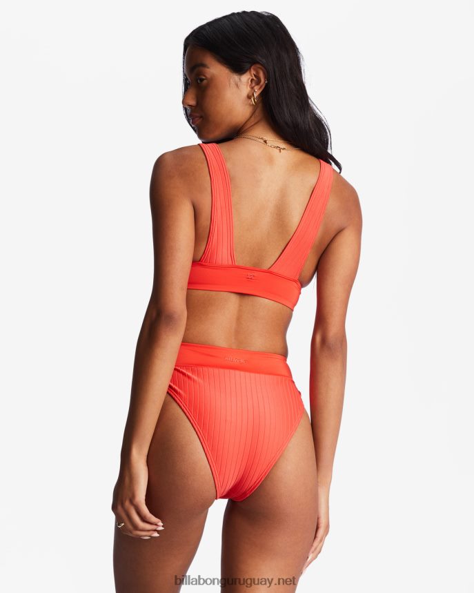 braguitas de bikini con tiro alineado mujer amapola brillante DR68441483 Billabong