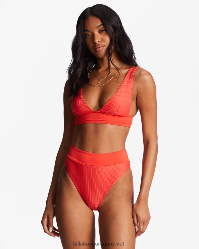 braguitas de bikini con tiro alineado mujer amapola brillante DR68441483 Billabong