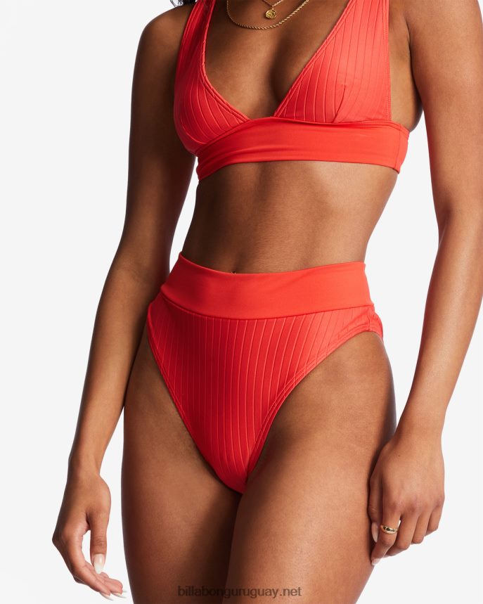 braguitas de bikini con tiro alineado mujer amapola brillante DR68441483 Billabong