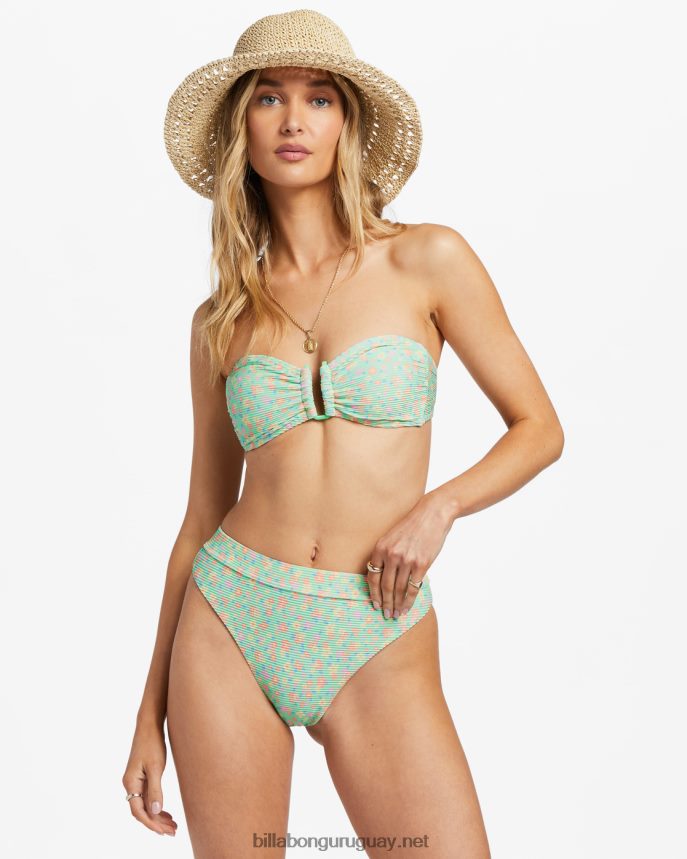 braguitas de bikini de talle alto i sea you tanlines mujer menta verde DR68441196 Billabong