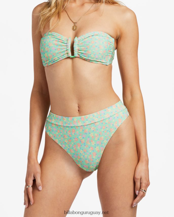 braguitas de bikini de talle alto i sea you tanlines mujer menta verde DR68441196 Billabong