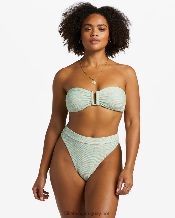 braguitas de bikini de talle alto i sea you tanlines mujer menta verde DR68441196 Billabong
