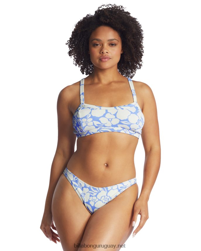 braguitas de bikini de talle bajo Beyond the Blue Isla mujer cristal de sal DR68441616 Billabong
