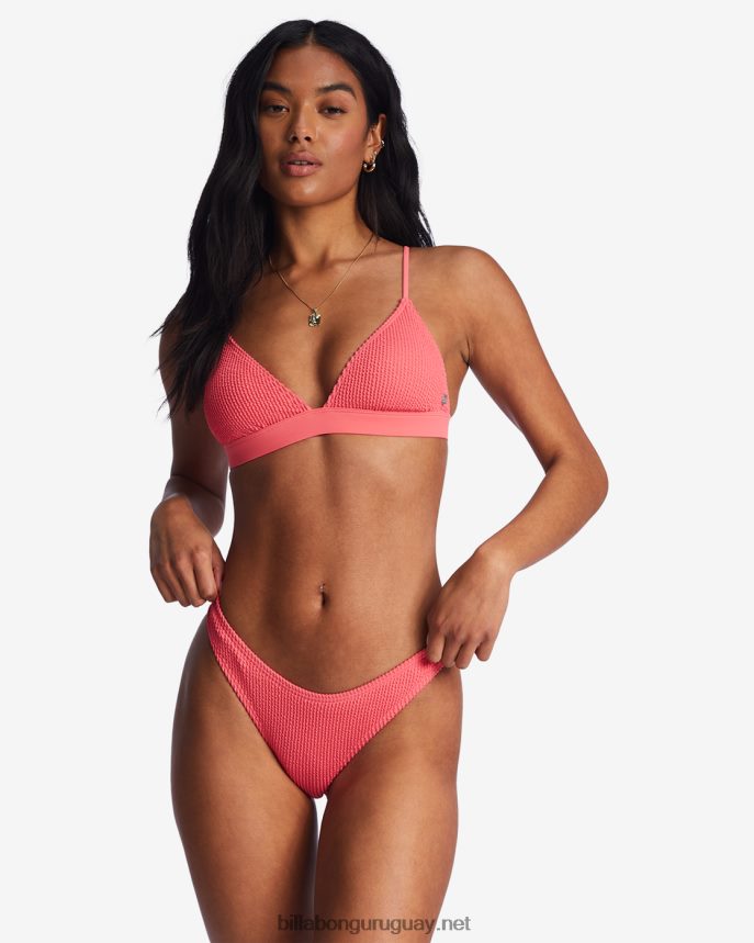 braguitas de bikini de verano para caminatas altas mujer enamoramiento de coral DR68441460 Billabong