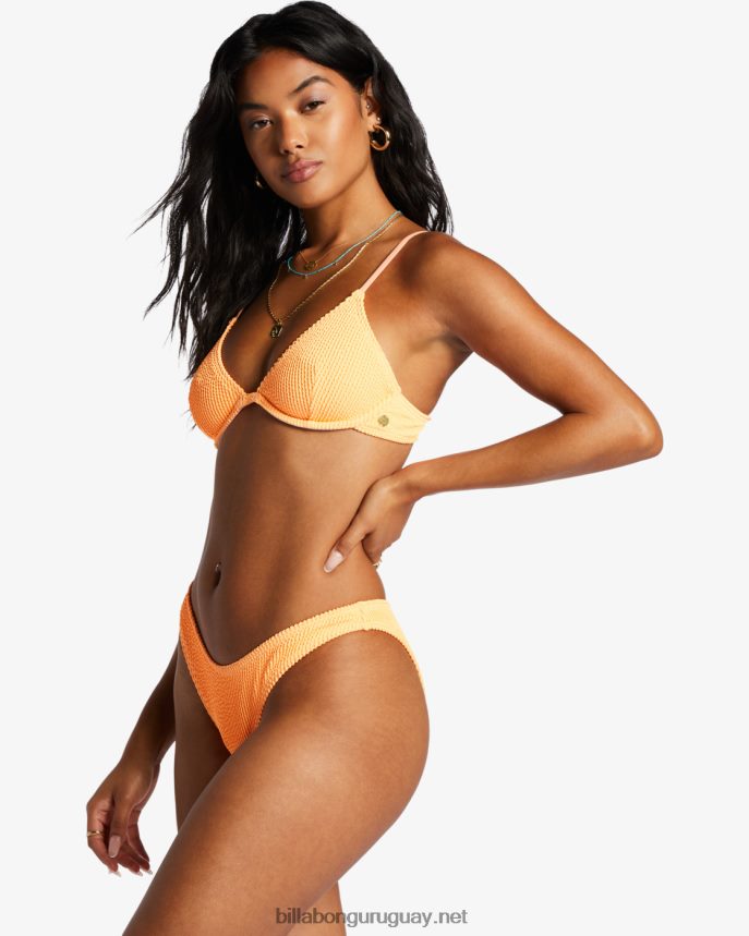 braguitas de bikini de verano para caminatas altas mujer mandarina picante DR68441396 Billabong