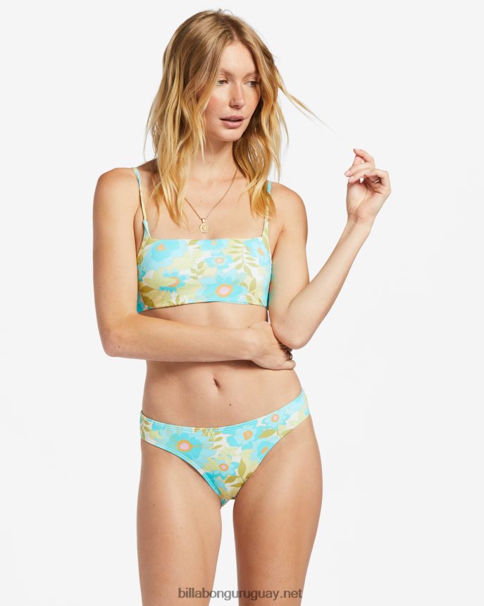 braguitas de bikini lowrider de cielo de verano medianas mujer multi DR68441160 Billabong