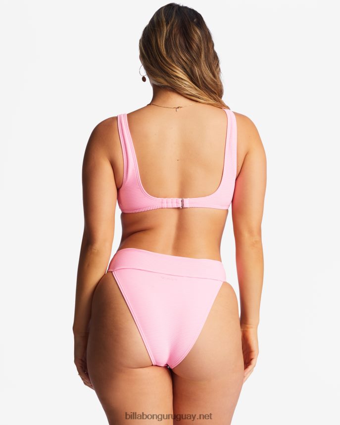 braguitas de bikini tanlines aruba mujer aturdimiento rosa DR68441300 Billabong