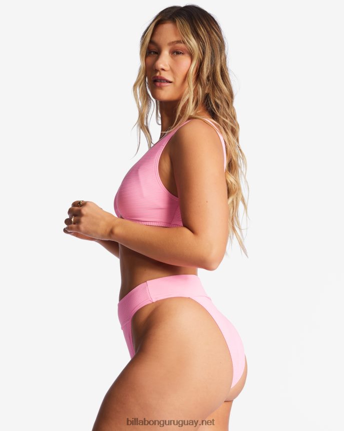 braguitas de bikini tanlines aruba mujer aturdimiento rosa DR68441300 Billabong