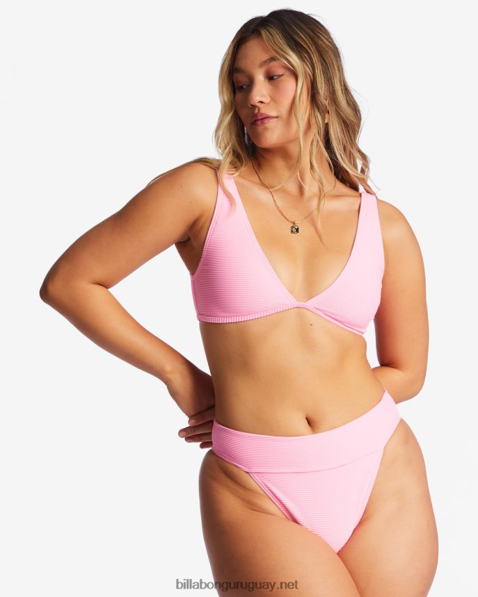 braguitas de bikini tanlines aruba mujer aturdimiento rosa DR68441300 Billabong