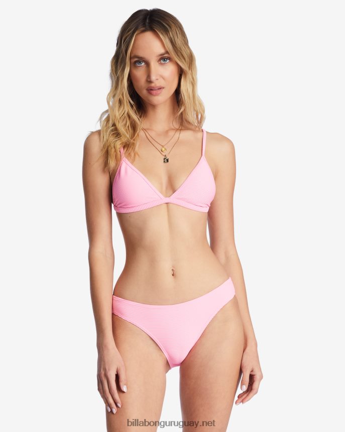 braguitas de bikini tanlines lowrider mujer aturdimiento rosa DR68441298 Billabong