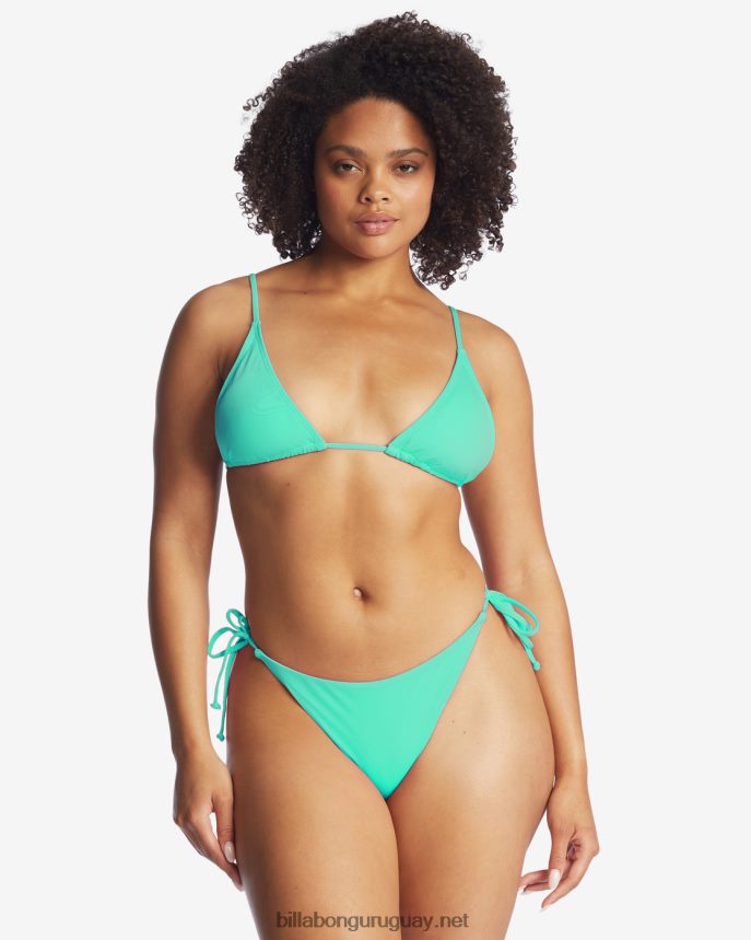 braguitas de bikini tipo tanga con lazo lateral sol searcher mujer verde tropical DR68441630 Billabong