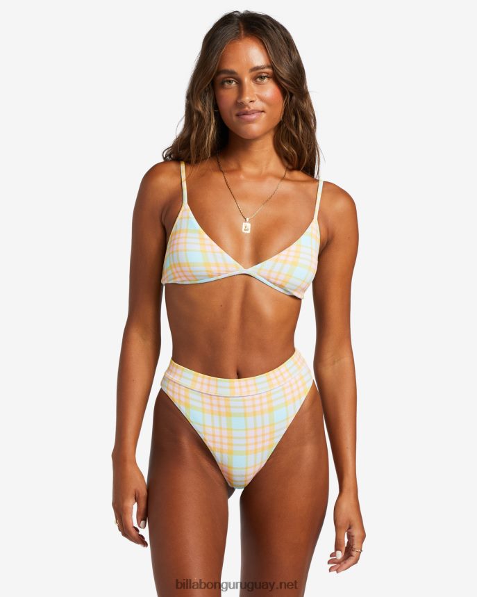 cheque por favor braguitas de bikini de talle alto maya mujer multi DR68441175 Billabong