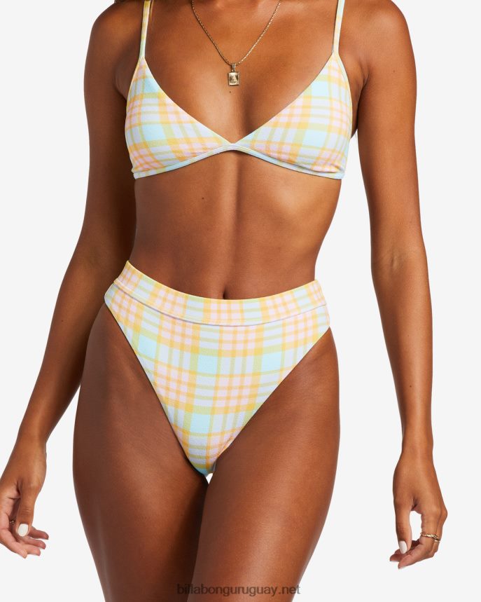 cheque por favor braguitas de bikini de talle alto maya mujer multi DR68441175 Billabong