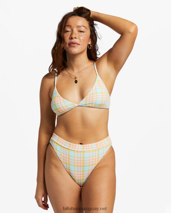 cheque por favor braguitas de bikini de talle alto maya mujer multi DR68441175 Billabong