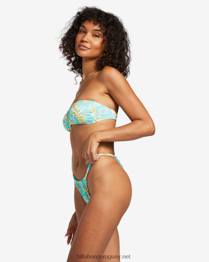cielo de verano caminata con pliegues braguitas de bikini diminutas mujer multi DR68441162 Billabong
