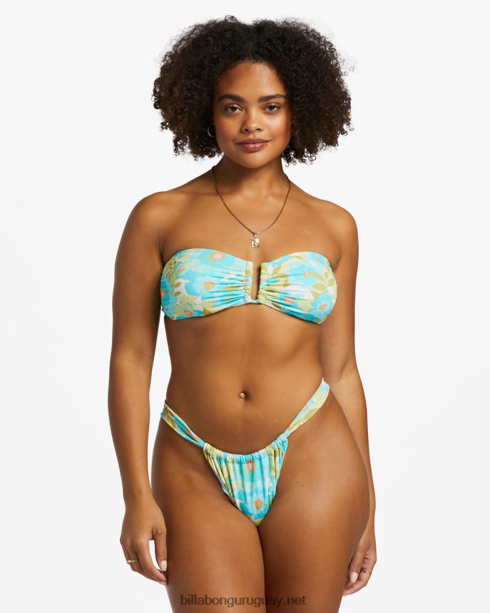 cielo de verano caminata con pliegues braguitas de bikini diminutas mujer multi DR68441162 Billabong