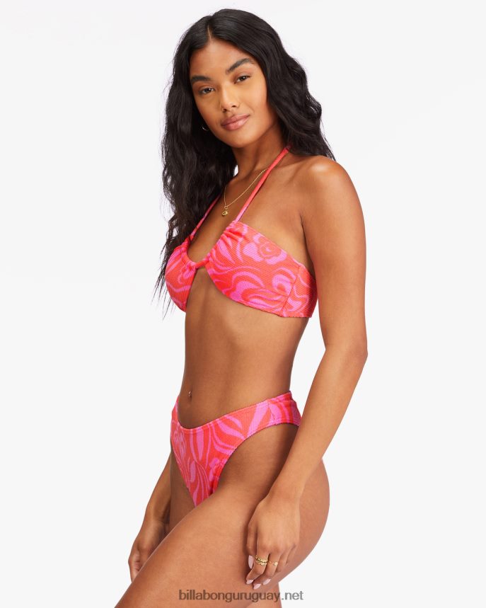 ella es un viaje habana braguitas de bikini mujer coral de la vendimia DR68441552 Billabong