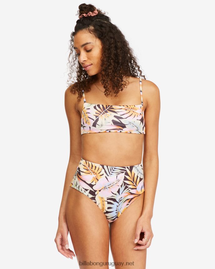 postales de paraíso braguitas de bikini altas retro reversibles de talle alto mujer multi DR68441731 Billabong