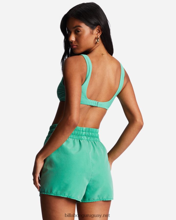 shorts de baño sol searcher con cintura elástica mujer hierba dulce DR68441703 Billabong