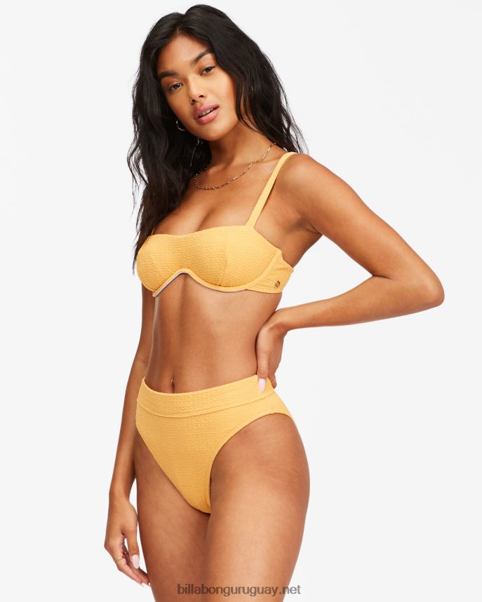 so dazed maui rider braguitas de bikini de talle alto mujer maravilla DR68441665 Billabong