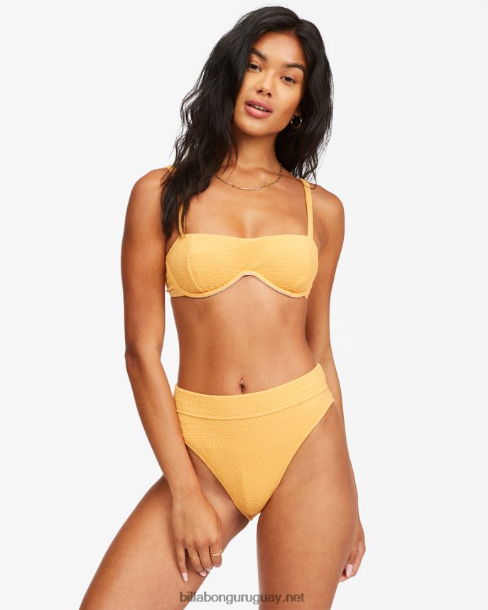 so dazed maui rider braguitas de bikini de talle alto mujer maravilla DR68441665 Billabong