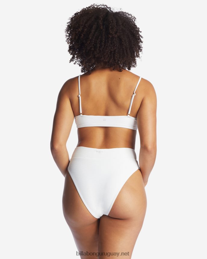 tanlines rise braguitas de bikini de talle alto mujer blanco DR68441654 Billabong