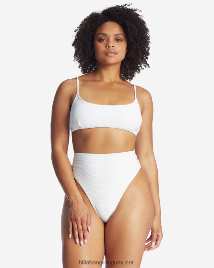 tanlines rise braguitas de bikini de talle alto mujer blanco DR68441654 Billabong