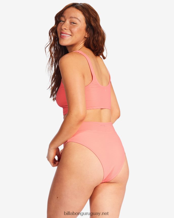 tanlines rise braguitas de bikini de talle alto mujer sorbete DR68441606 Billabong