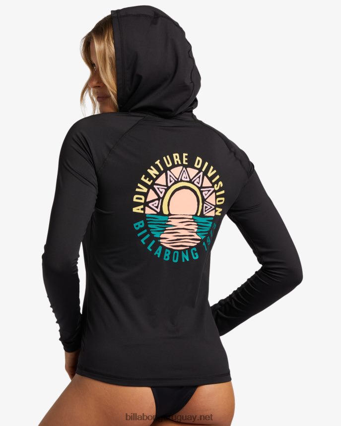 a/div manga larga con cremallera upf 50 rashguard mujer negro DR68442547 Billabong