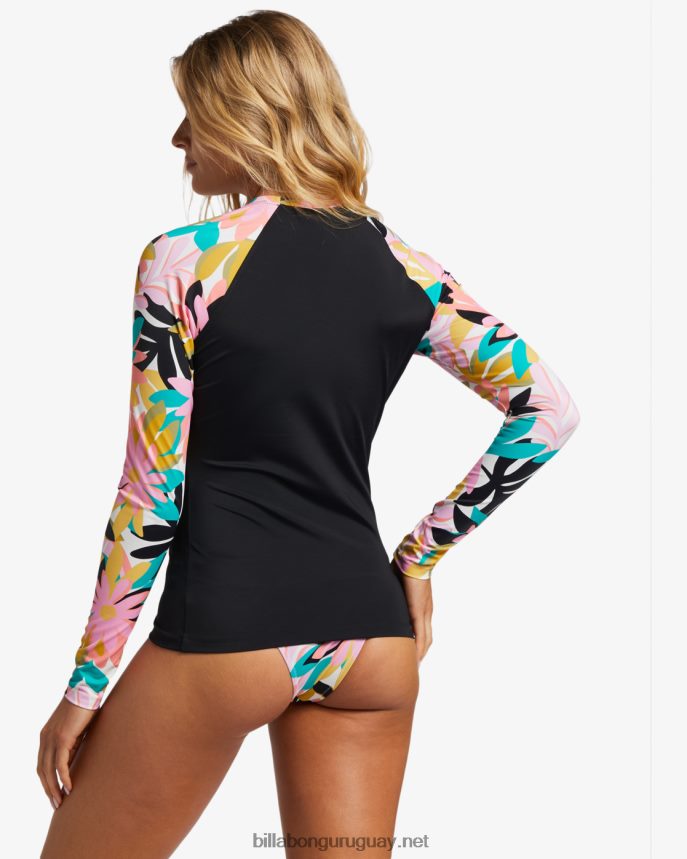 rashguard de manga larga a/div upf 50 mujer negro multi DR68442548 Billabong