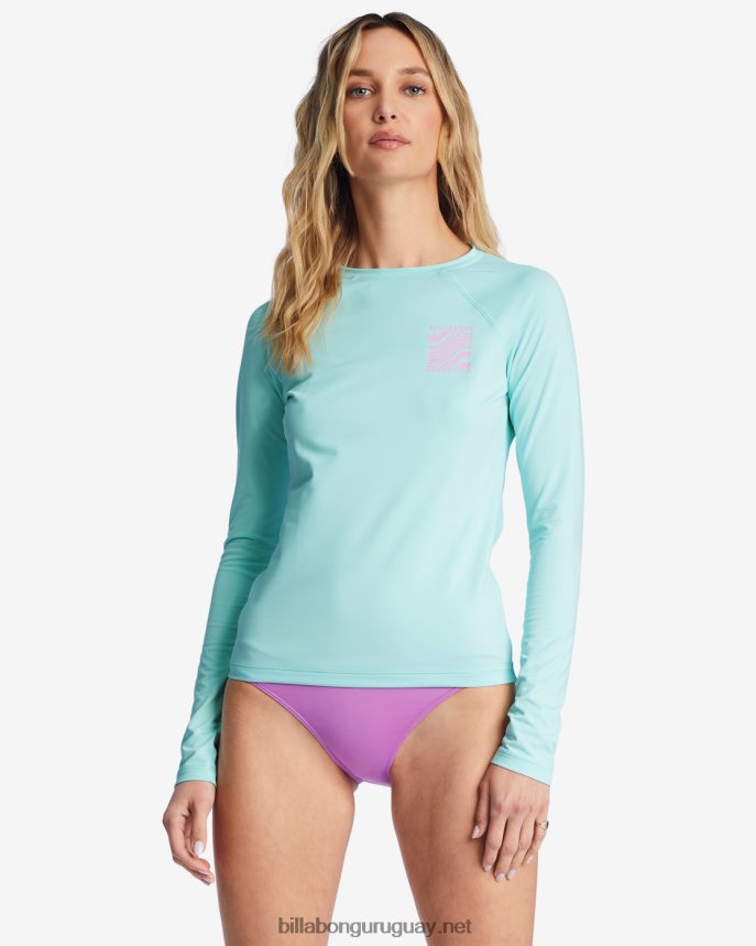 sol searcher manga larga upf 50 rashguard mujer agua pura DR68441698 Billabong