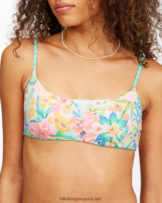 Top de bikini mini reversible ajustado Sweet Tropics mujer multi DR68441590 Billabong