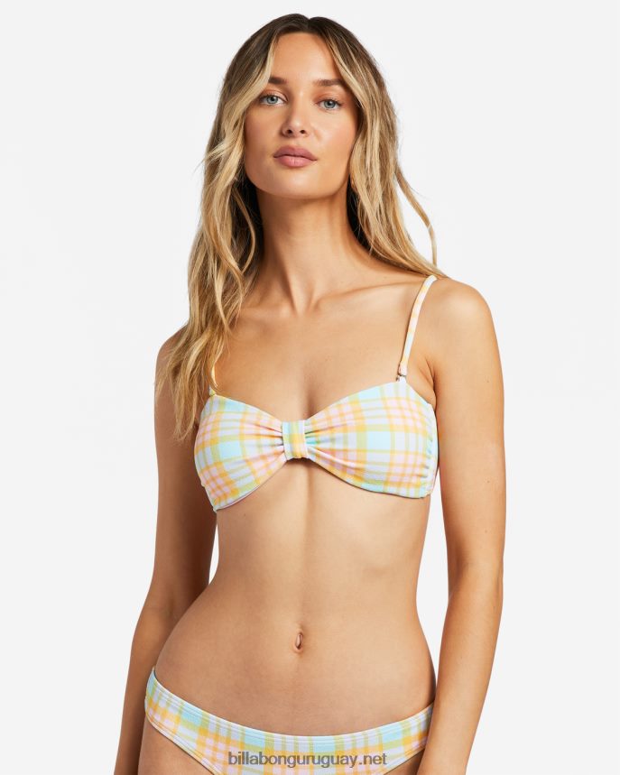 comprobar por favor parte superior de bikini bandeau mujer multi DR68441172 Billabong
