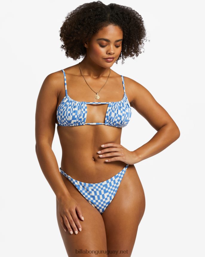 fuera de la parte superior de bikini azul alina bralette mujer playa DR68441165 Billabong