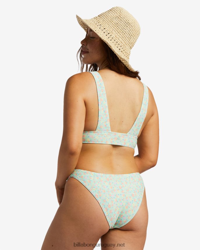 i sea you tanlines sumergir la parte superior del bikini mujer menta verde DR68441197 Billabong