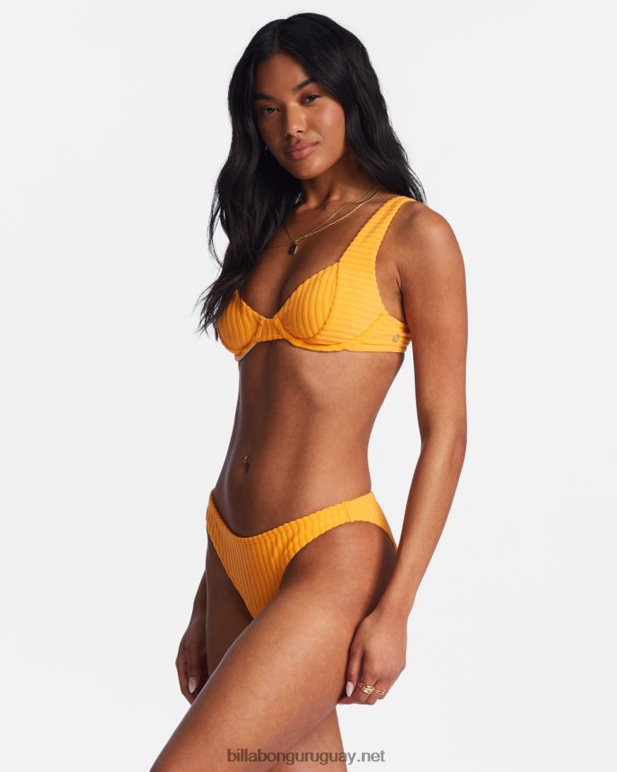 parte de arriba de bikini con aros emma in the loop mujer néctar brillante DR68441289 Billabong
