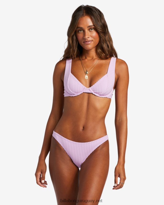 parte de arriba de bikini con aros emma in the loop mujer tulipán DR68441187 Billabong